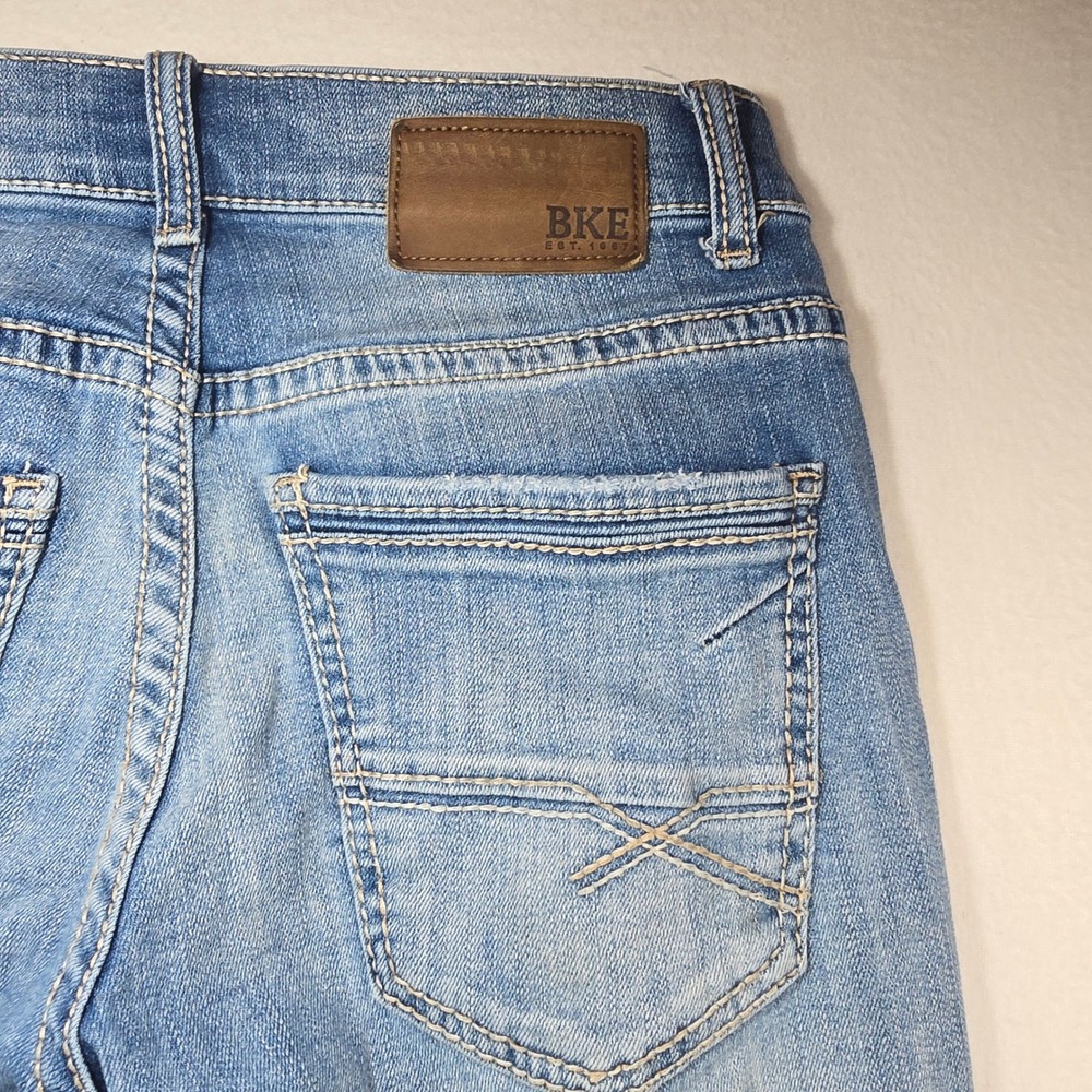 BKE Aiden Bootcut Jeans Mens 28x30 Medium Wash Stretch Denim Blue - Picture 11 of 12